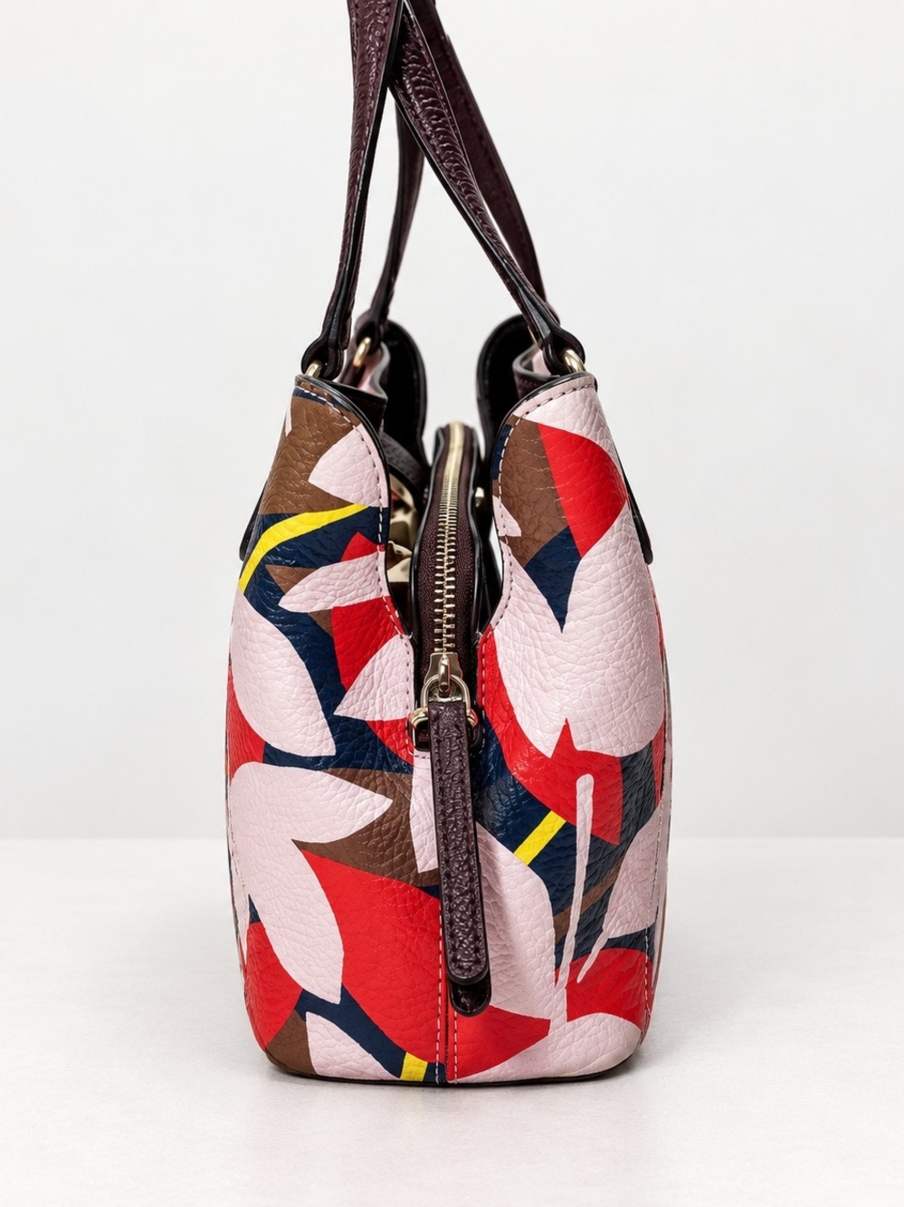 Kate Spade New York Multicolor Floral Leaf Print Tote Bag - Picture 2 of 12